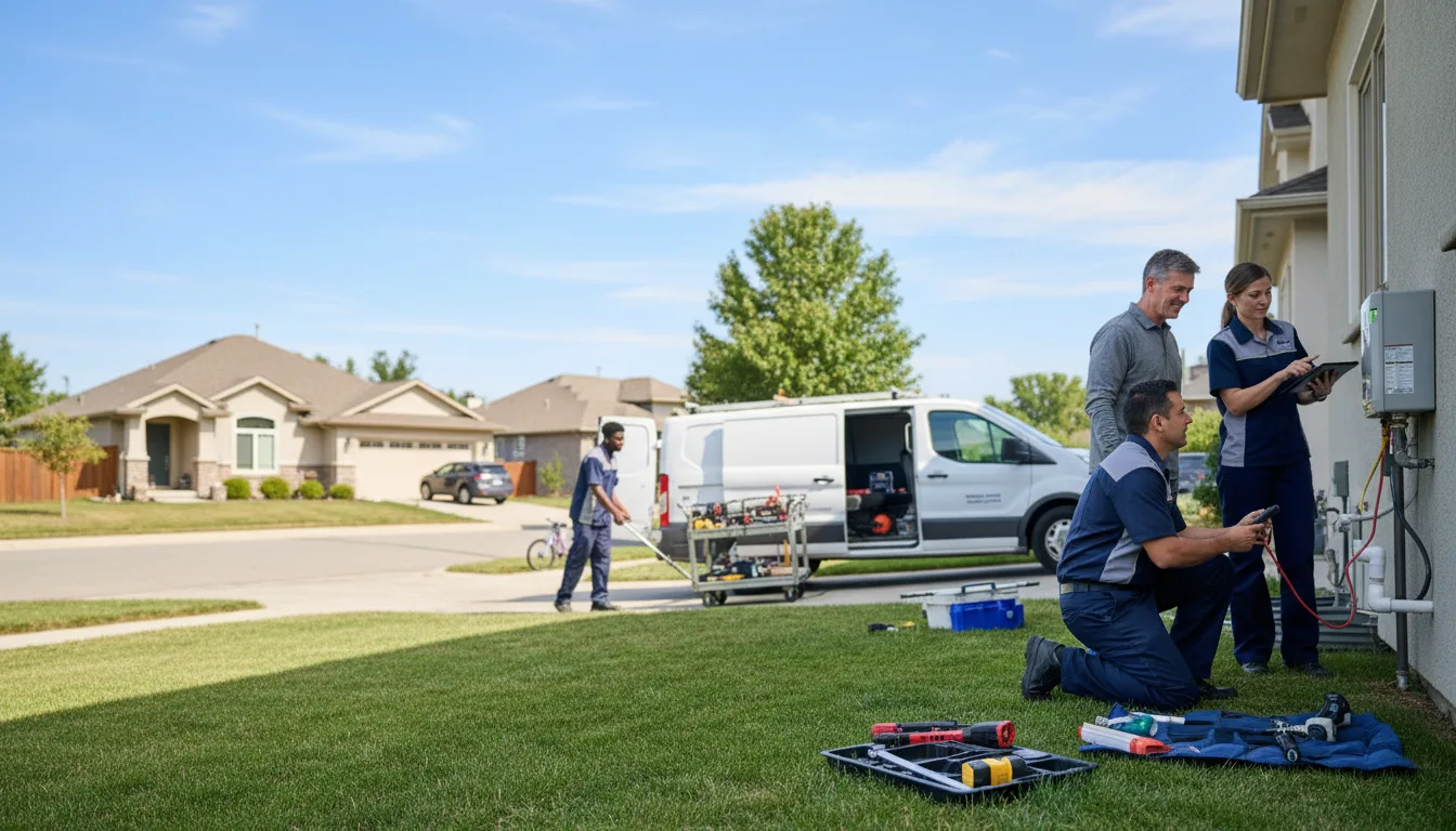 Tankless water heater service in Gassville, AR